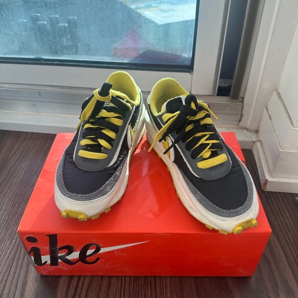 Nike & Sacai Undercover black and yellow sneakers size womens US 7.5/mens 6 - Picture 1 of 11